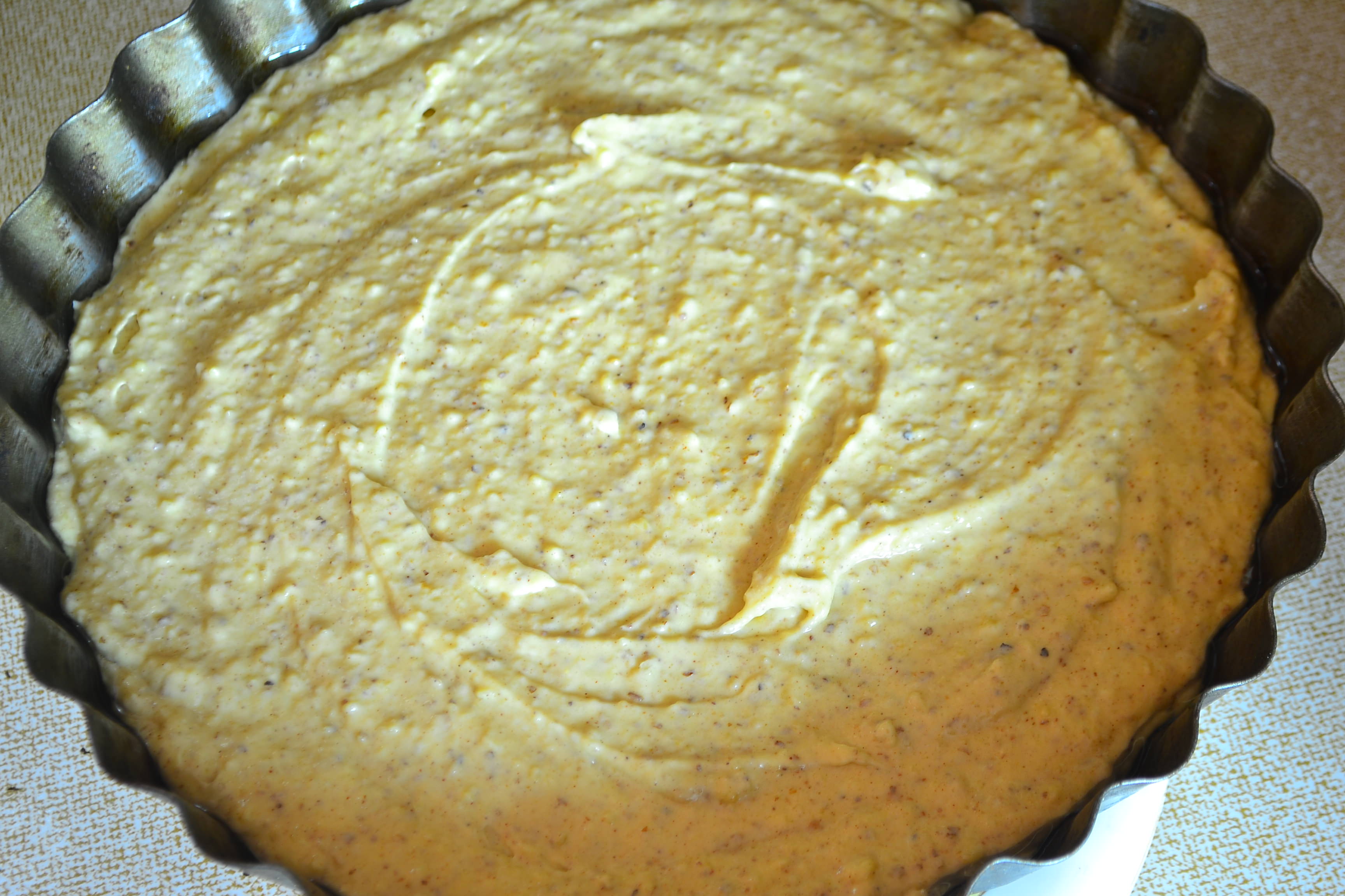 Ореховый пирог с безе «Новогодняя сказка»
