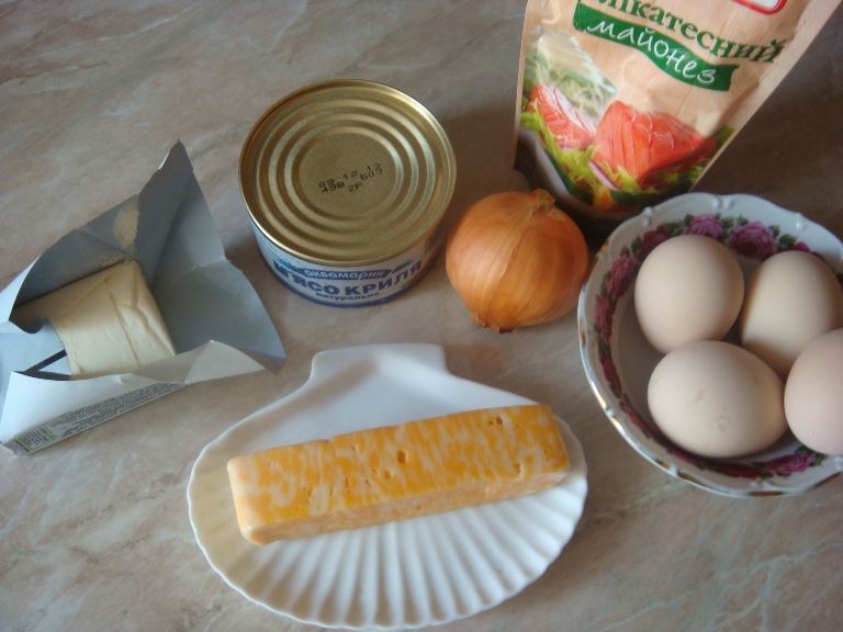 Мясо криляы салатов