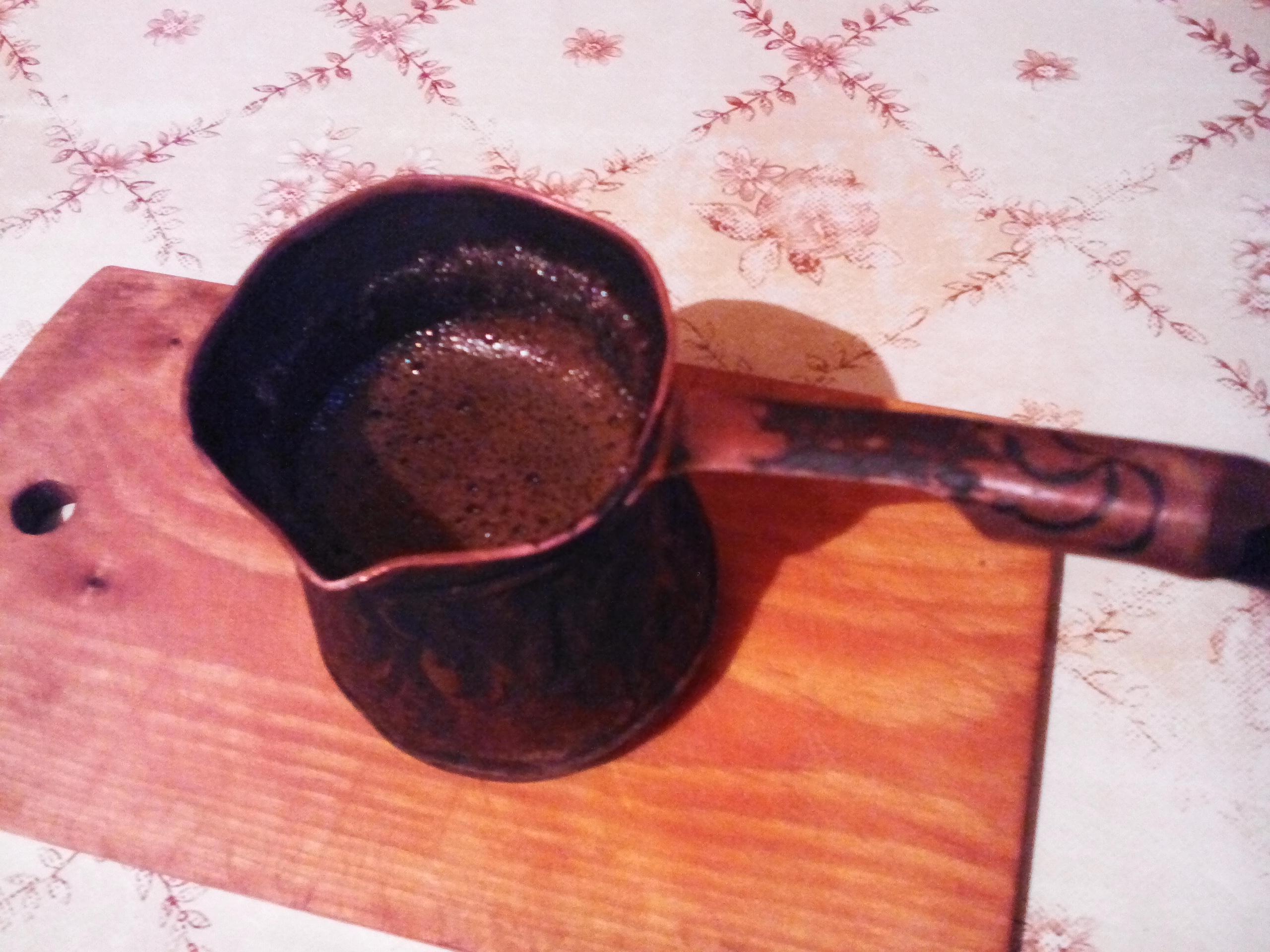 Кофе с горьким шоколадом