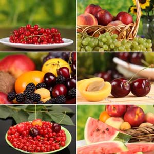 Фрукты и ягоды для варенья