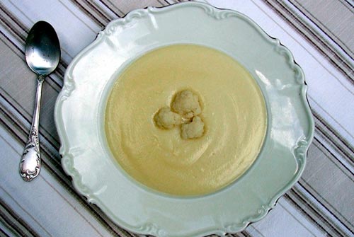 Рецепт супа-пюре из цветной капусты