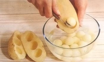 Шарики из картофеля